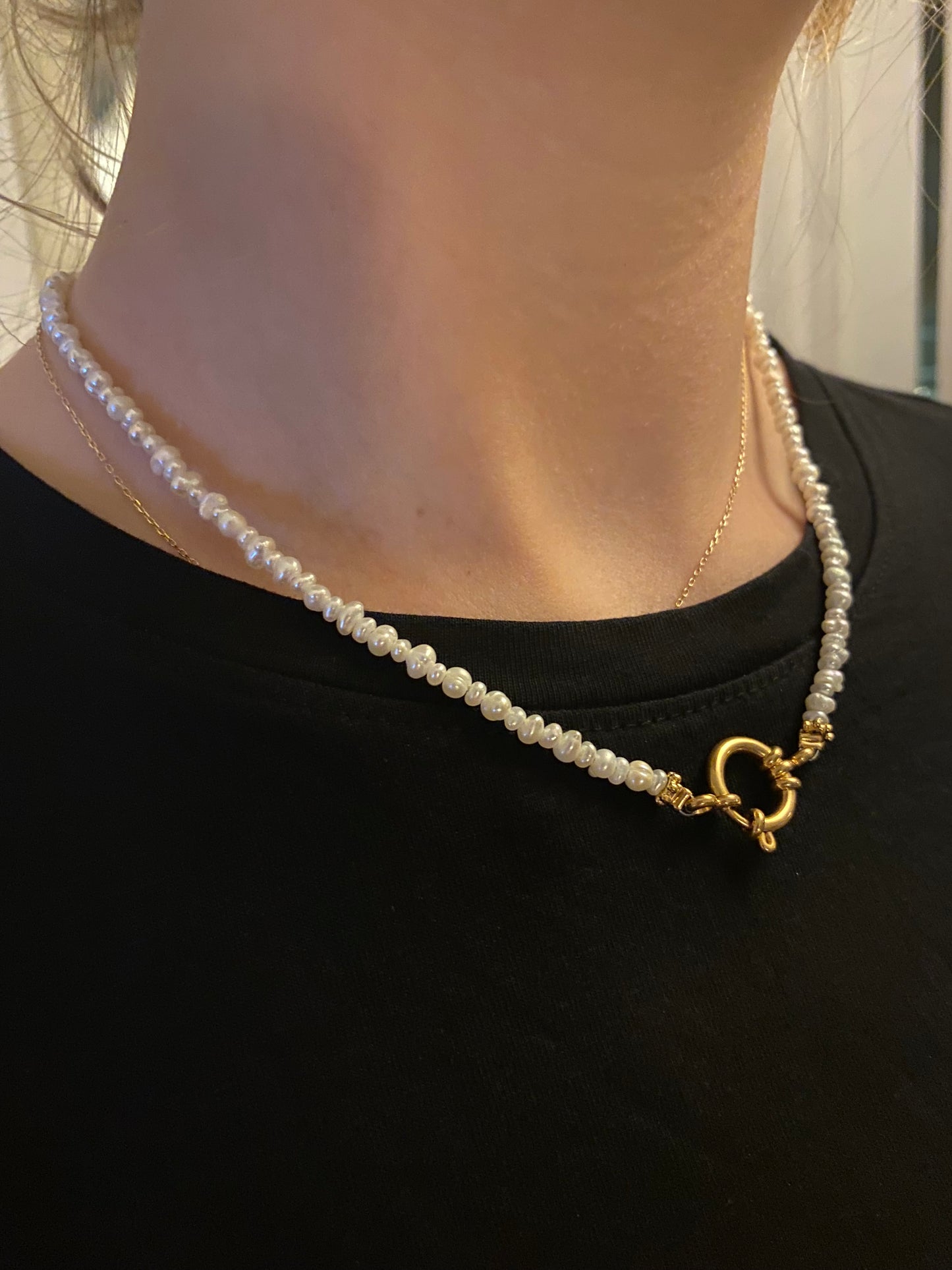 Mini zoetwater parelketting