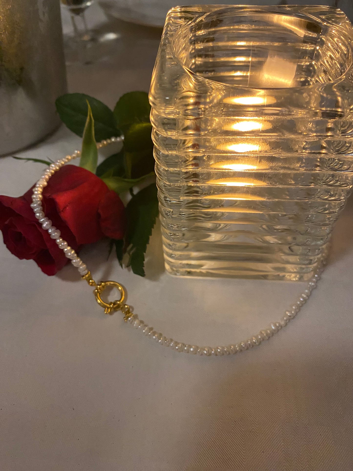 Mini zoetwater parelketting